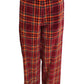 1970s Plaid Velvet Pantsuit, Size 2