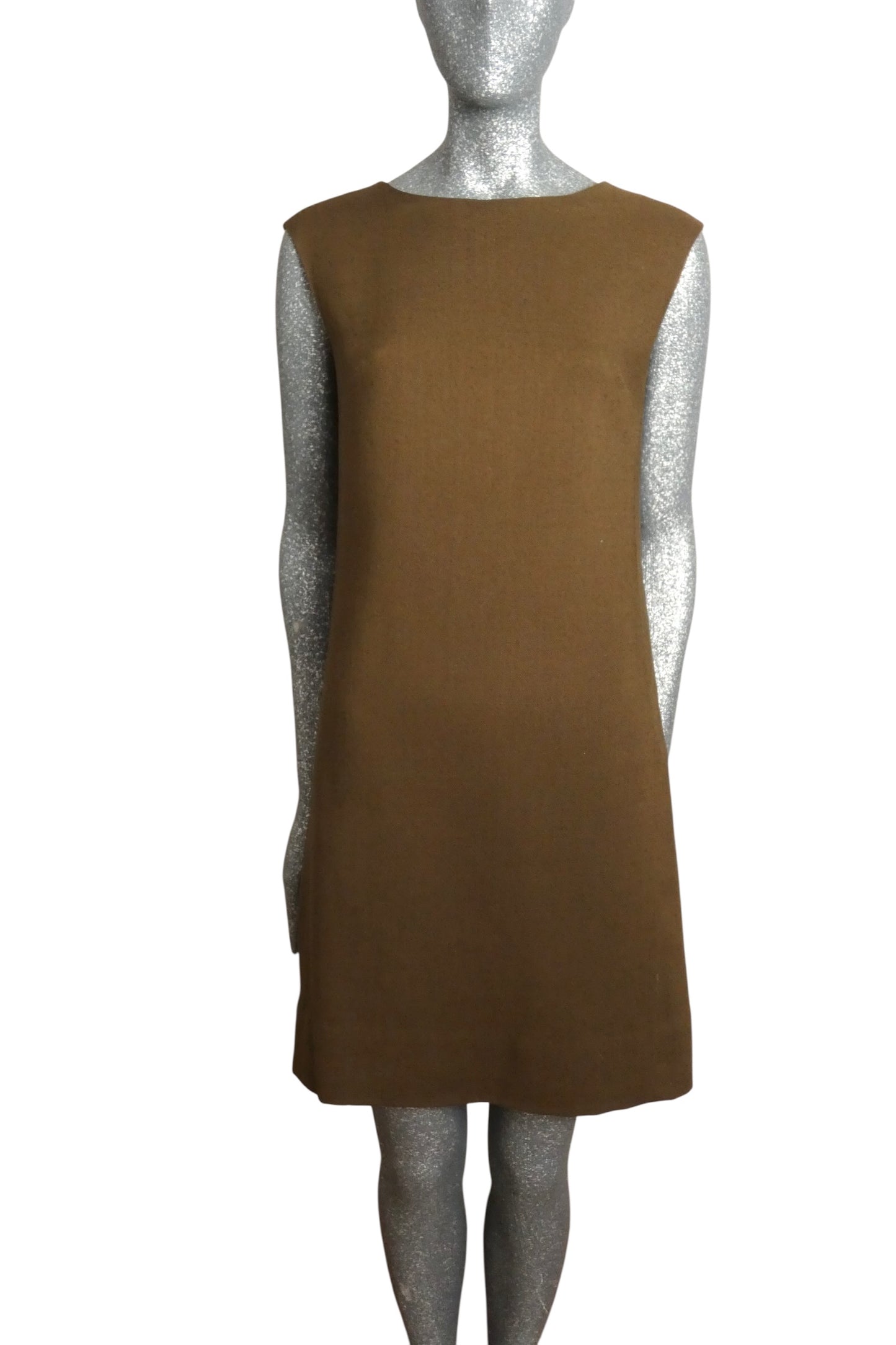 1960s Linen Shift Dress, Size 6