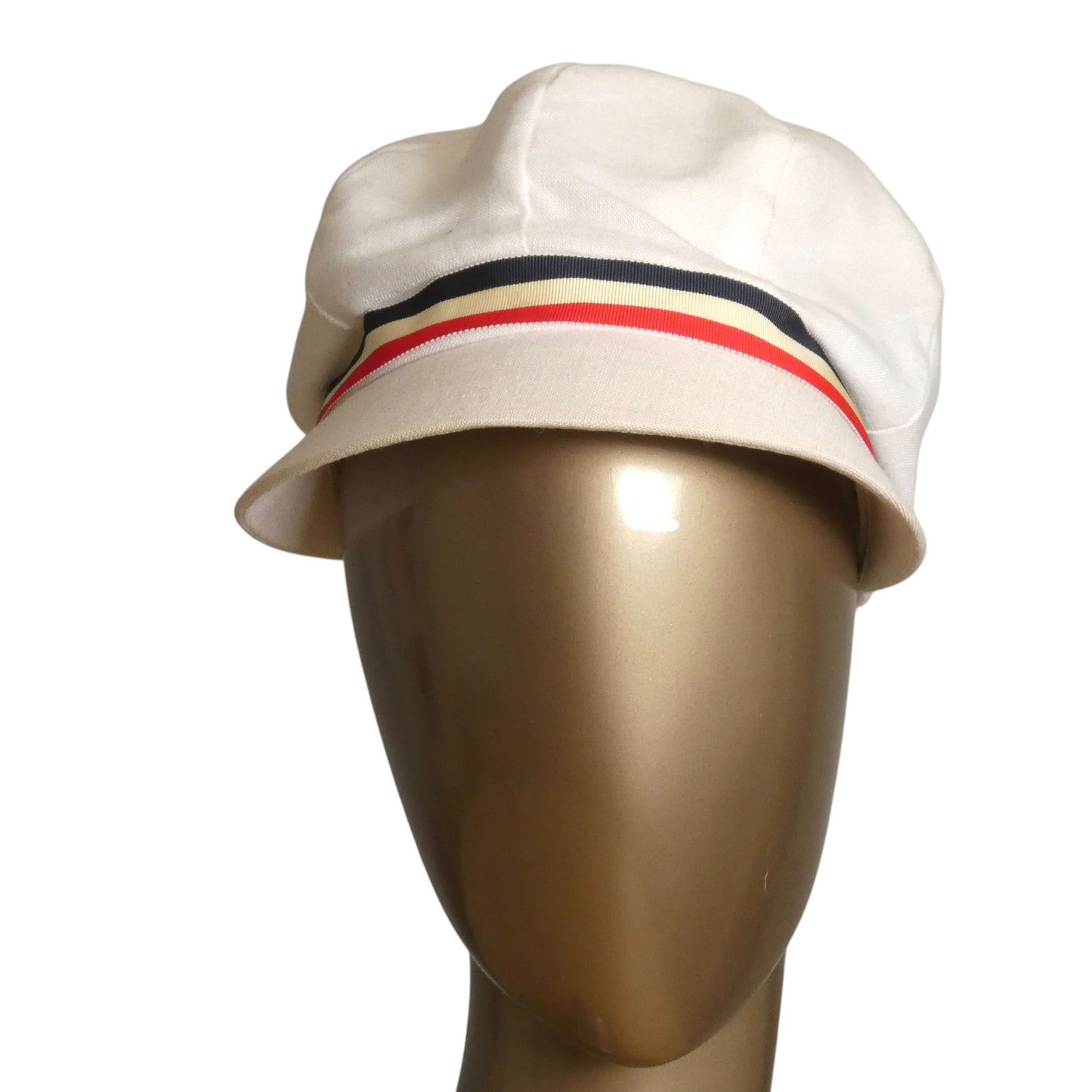 1960s White Rayon Cap