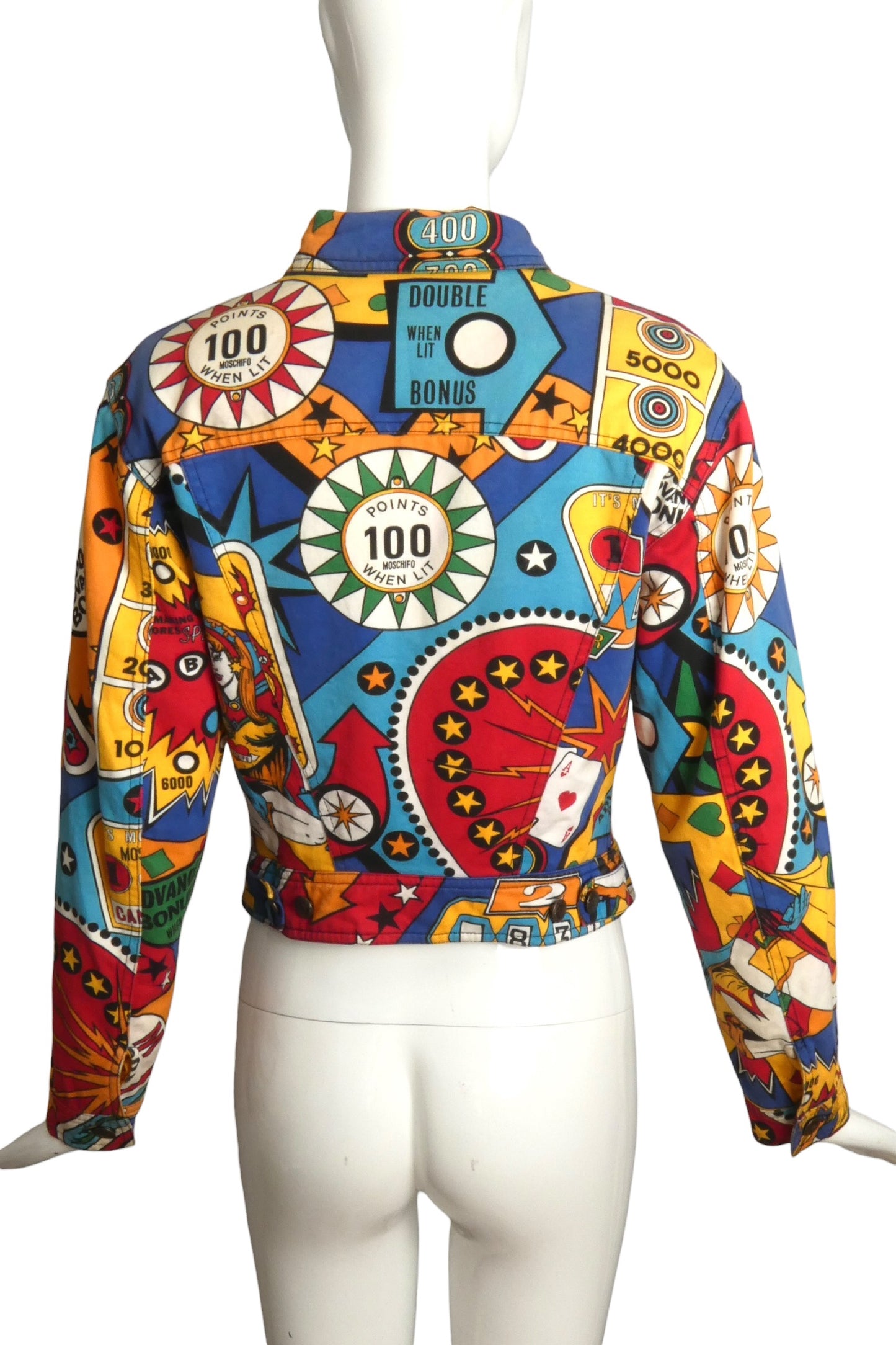 1990s Pinball Denim Jacket, SIze 6