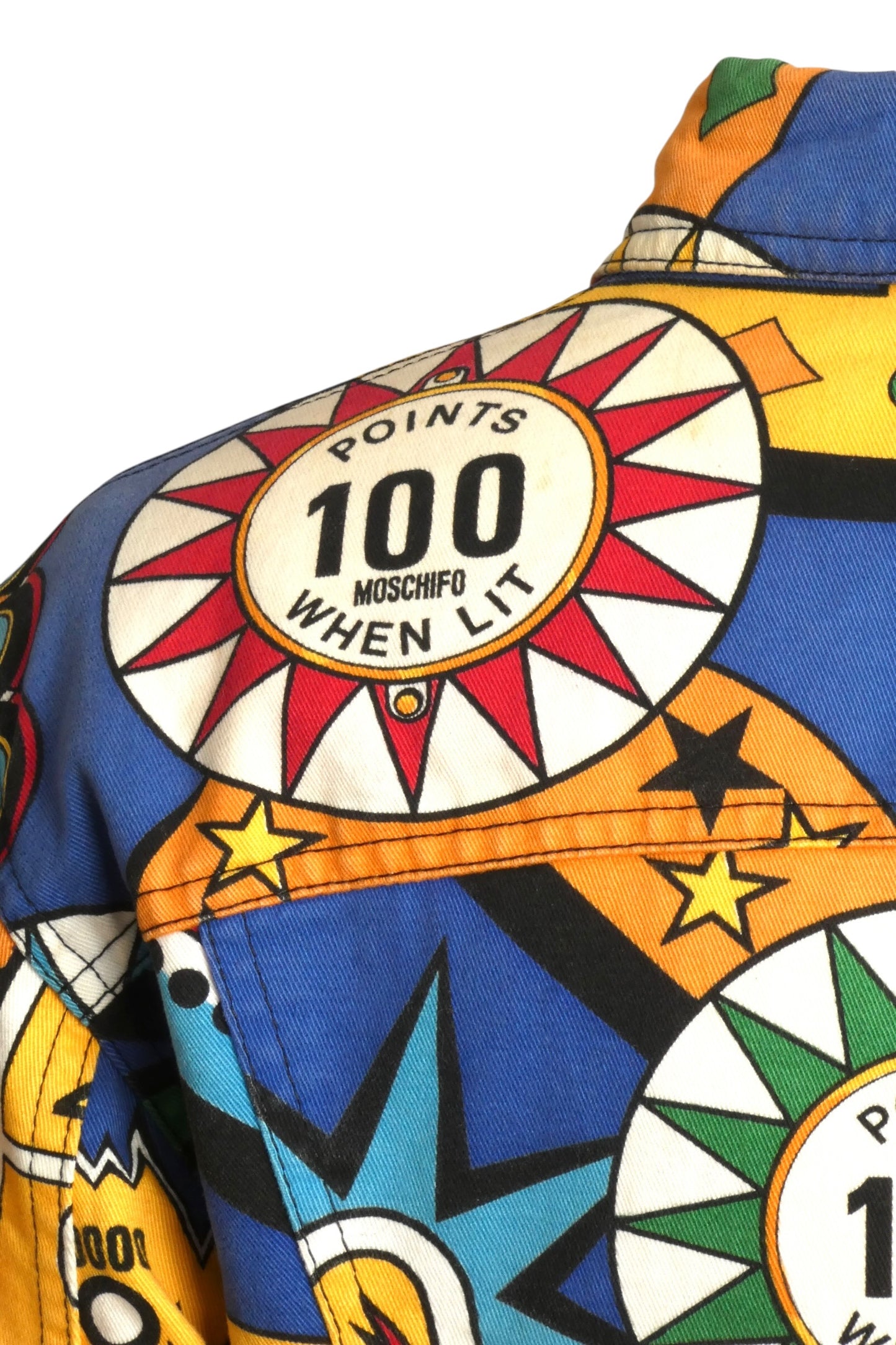 1990s Pinball Denim Jacket, SIze 6