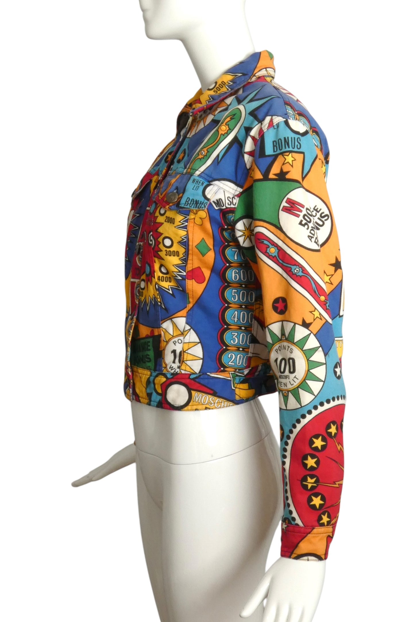 1990s Pinball Denim Jacket, SIze 6