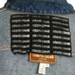 1980s Painted & Studded Denim Jacket, Size 8
