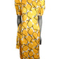 1980s Silk Jacquard Dress, Size 8