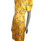 1980s Silk Jacquard Dress, Size 8