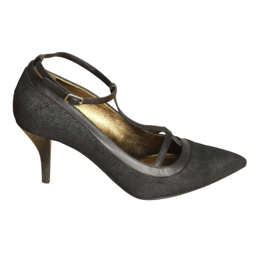 2014 Leather T-Strap Pumps, Size 37.5
