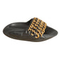 "B-IT" Quilted Leather Slides, Size-7