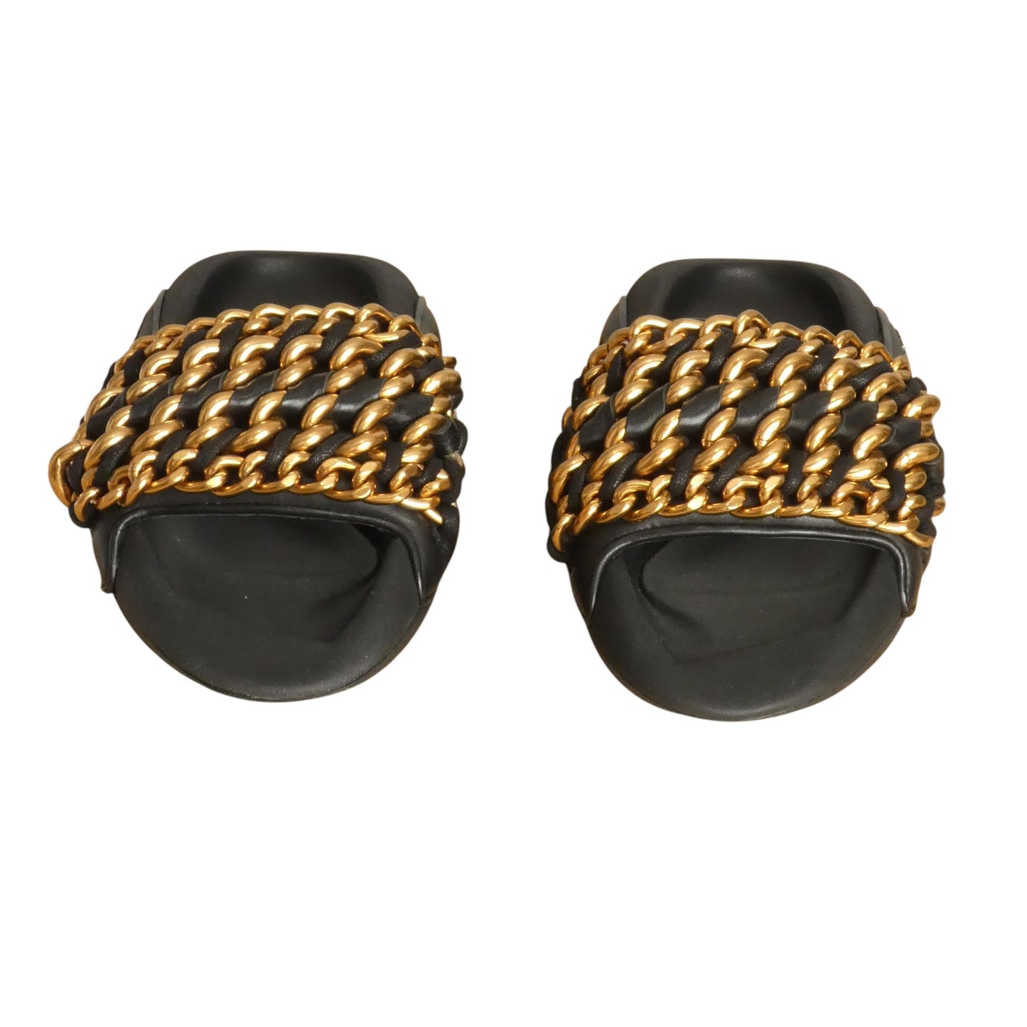 "B-IT" Quilted Leather Slides, Size-7