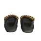 "B-IT" Quilted Leather Slides, Size-7