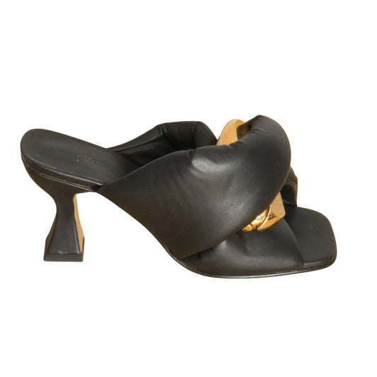 Chain Twisted Mules, Size-37.5