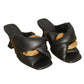 Chain Twisted Mules, Size-37.5