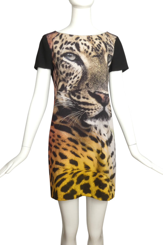 2013 Rayon Print Shift Dress, Size-8