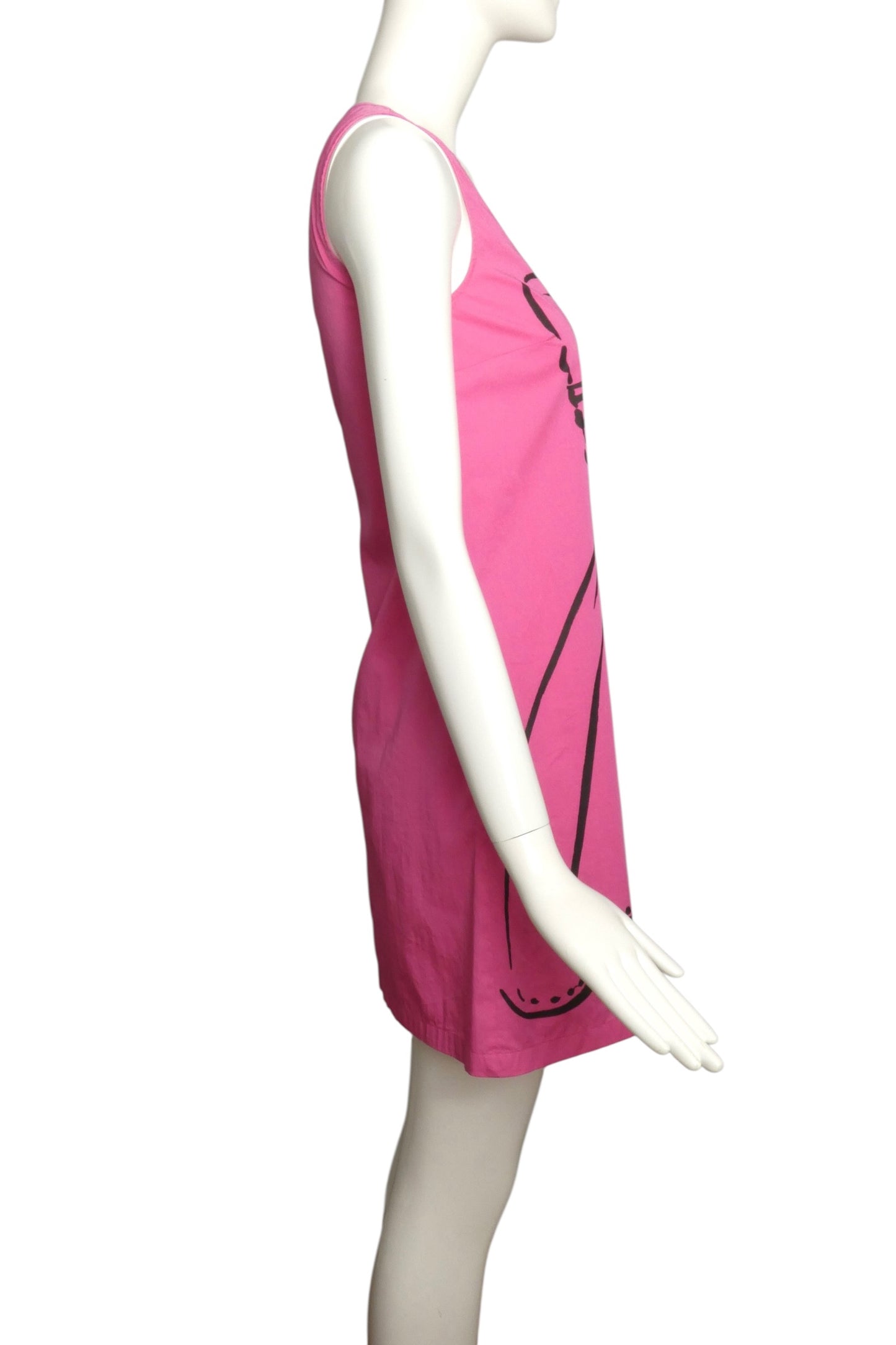 MOSCHINO COUTURE! - 2019 Cotton Print Dress, Size-2