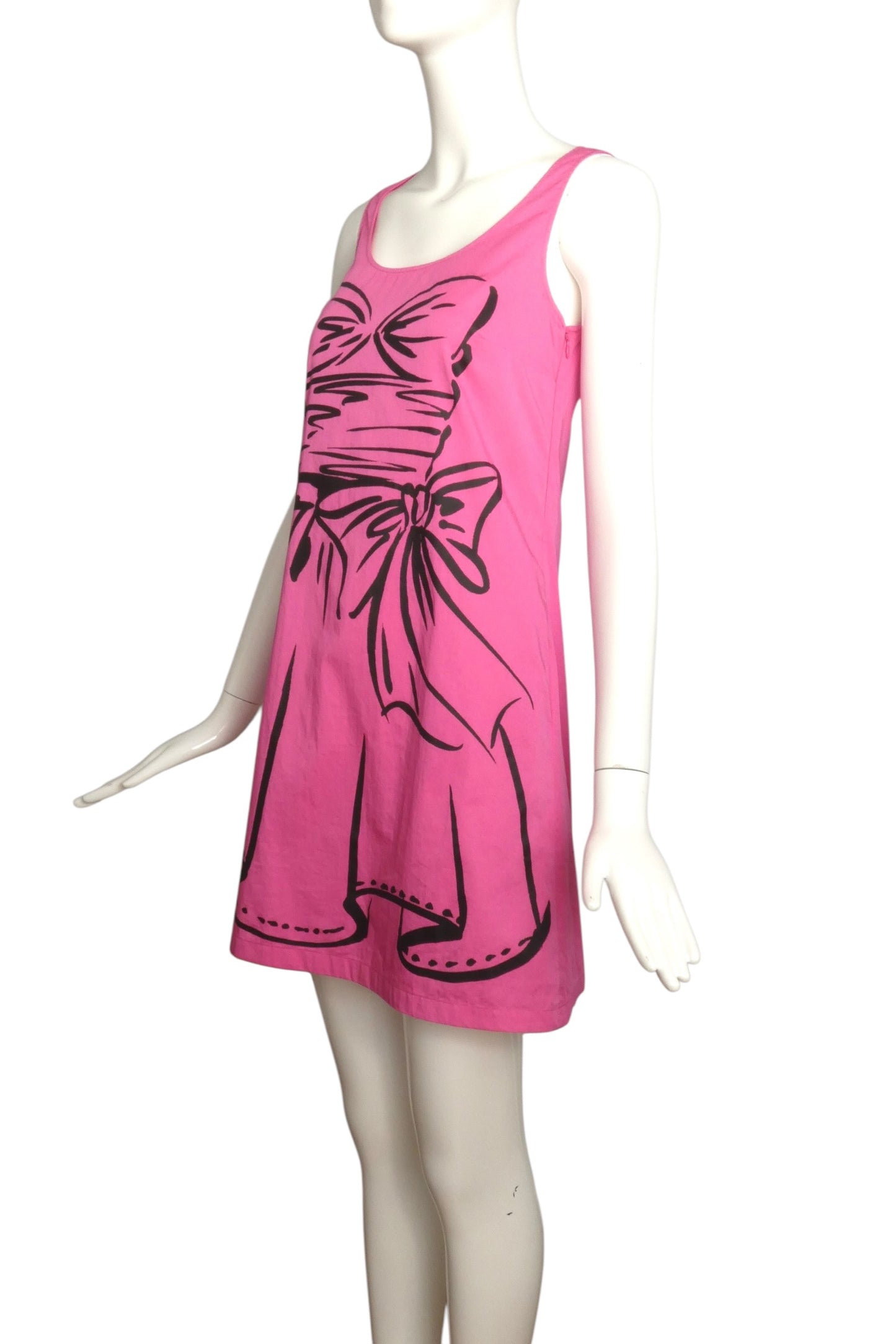 MOSCHINO COUTURE! - 2019 Cotton Print Dress, Size-2