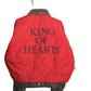1990s Denim "King of Hearts" Jacket, Size 8
