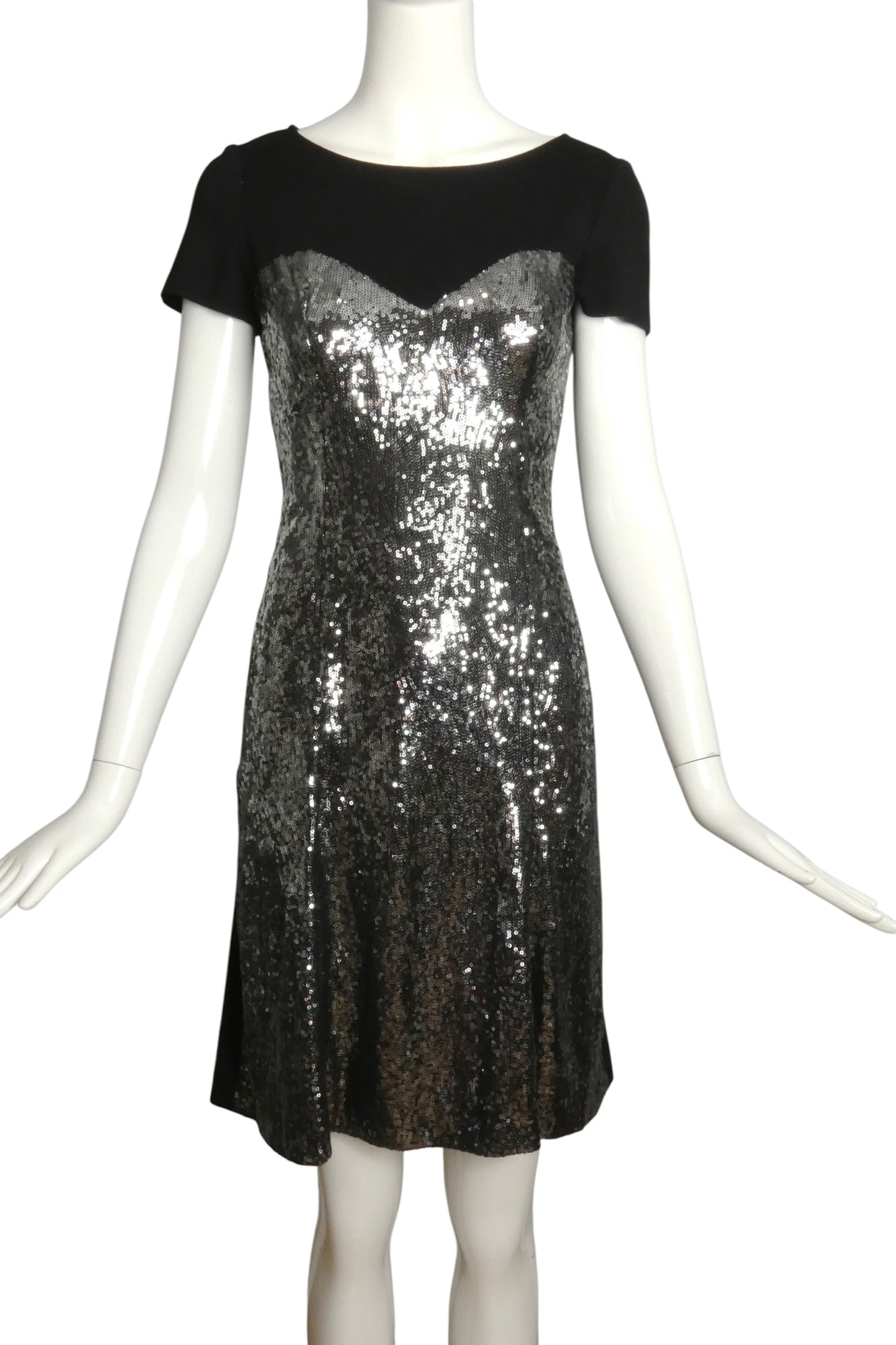 Knit & Sequin Party Dress, Size-6