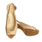 Linen Peep Toe Pumps, Size-37.5