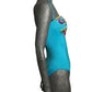 1991 Embroidered & Jeweled Swimsuit, Size-10