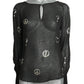1998 Rhinestone Chiffon Blouse, Size 6