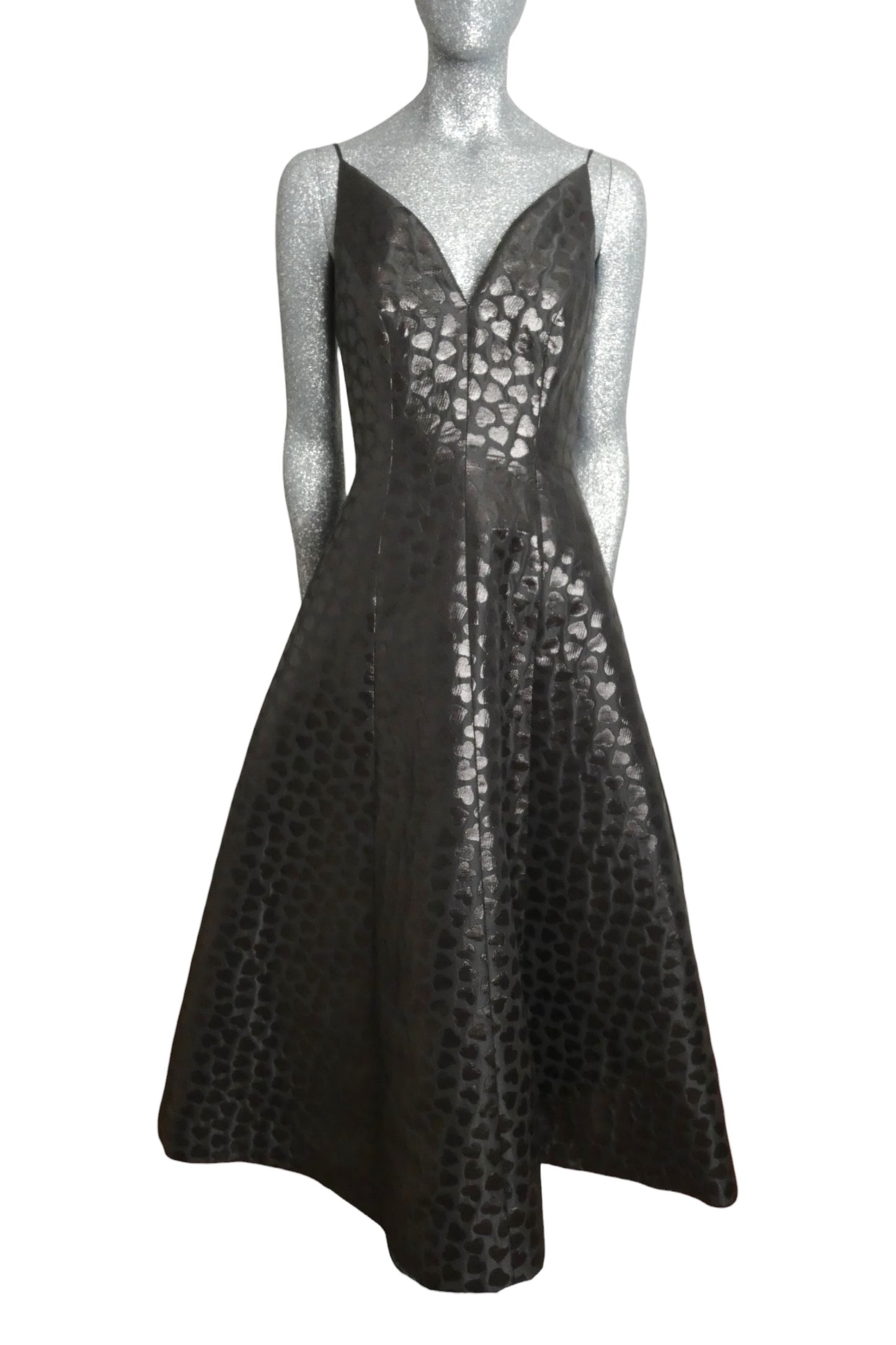 2022 Jacquard Heart Dress, Size-2