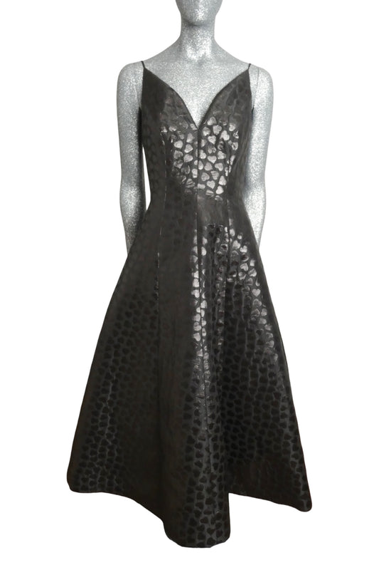MARCHESA - 2022 Jacquard Heart Dress, Size-2