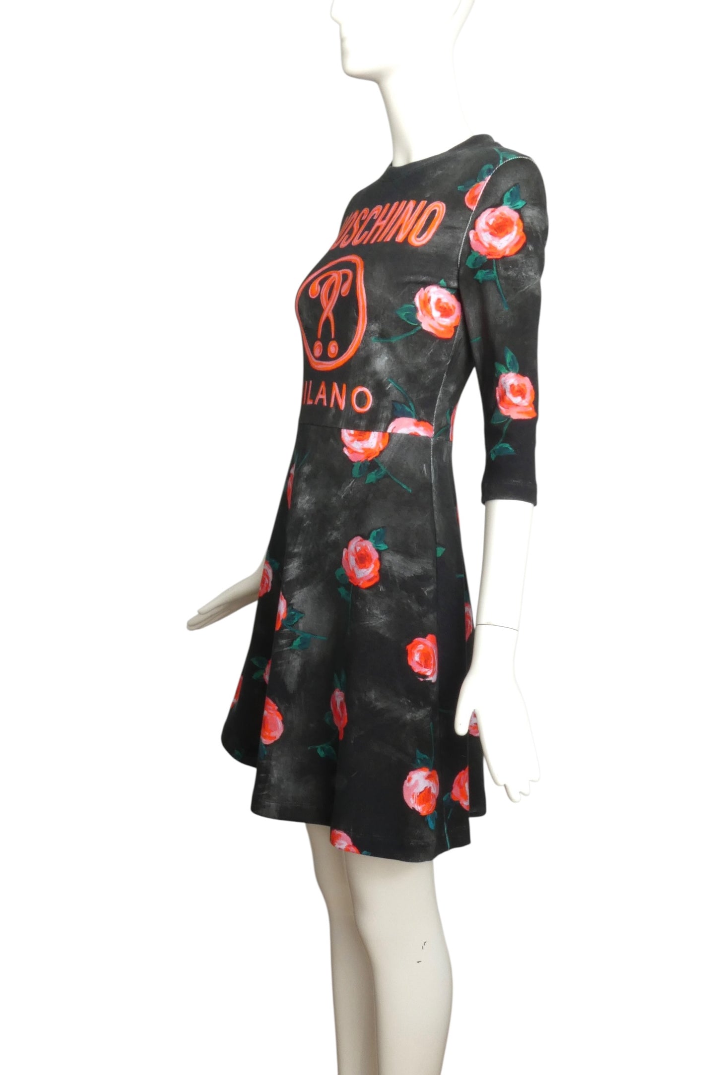 NWT 2021 Printed Knit Shift Dress, Size-4