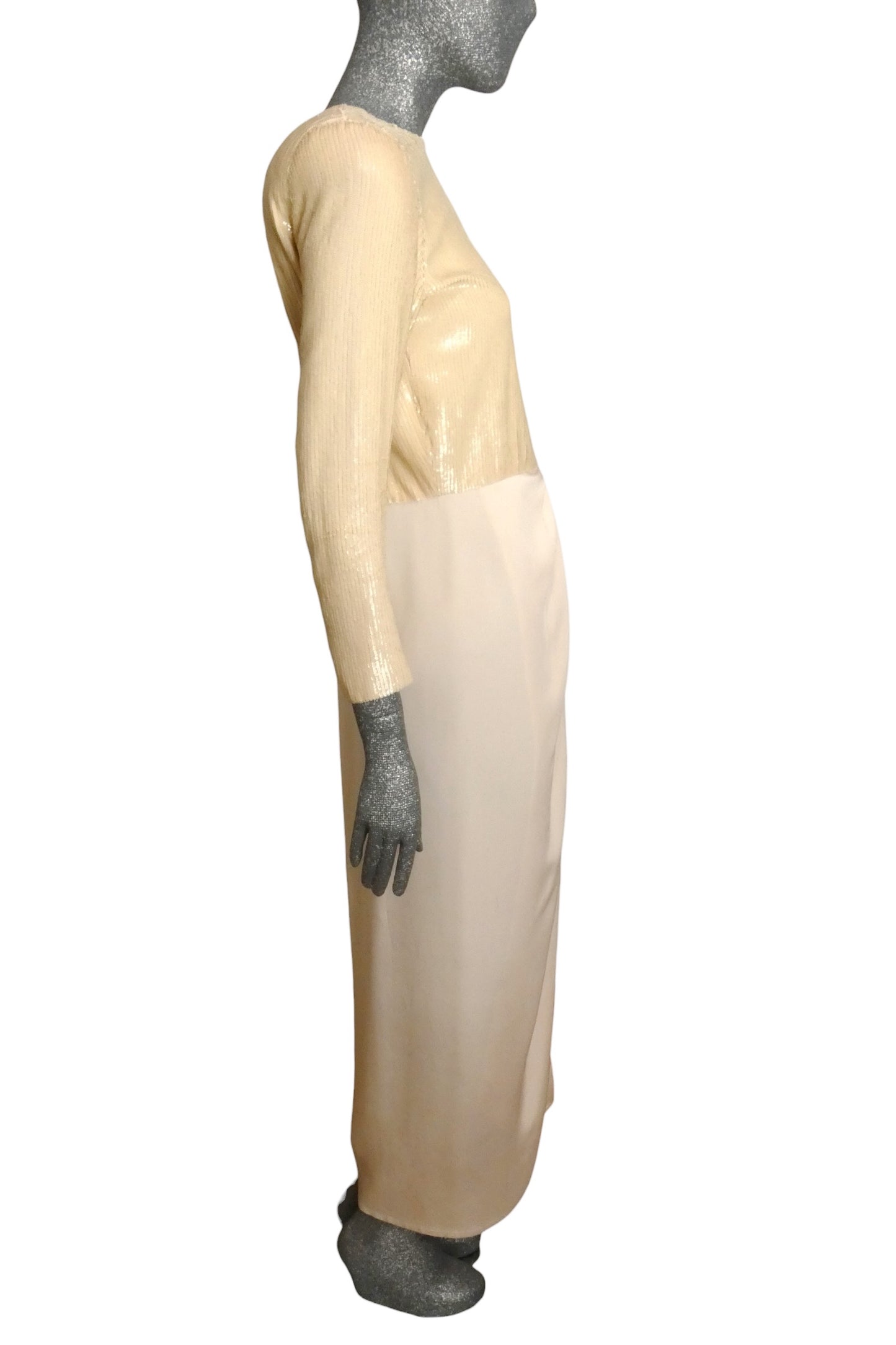 AS IS 1990 Sequin Evening Gown, Size 6