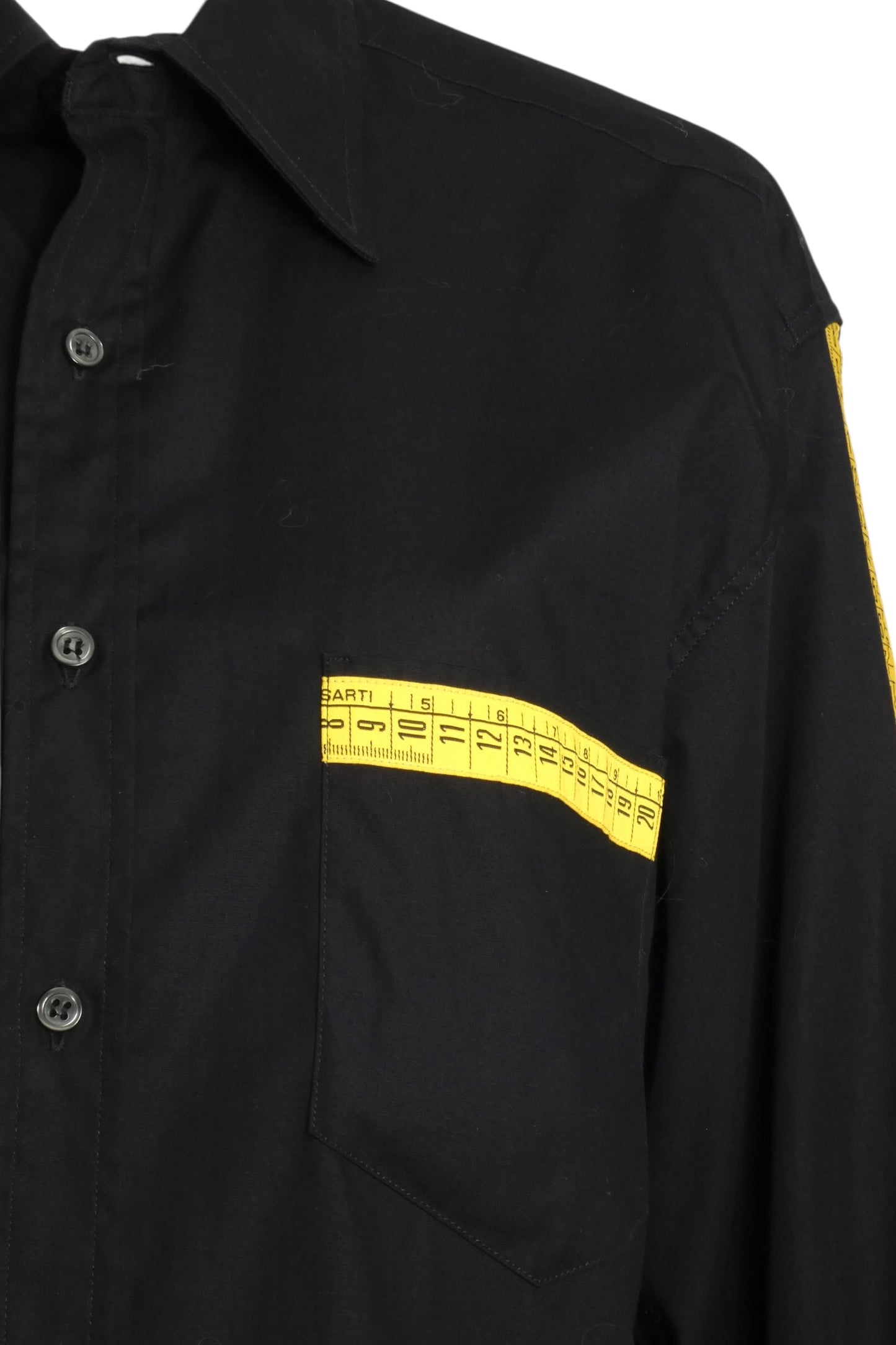 1990s Cotton Tape Measure Shirt, Size-8