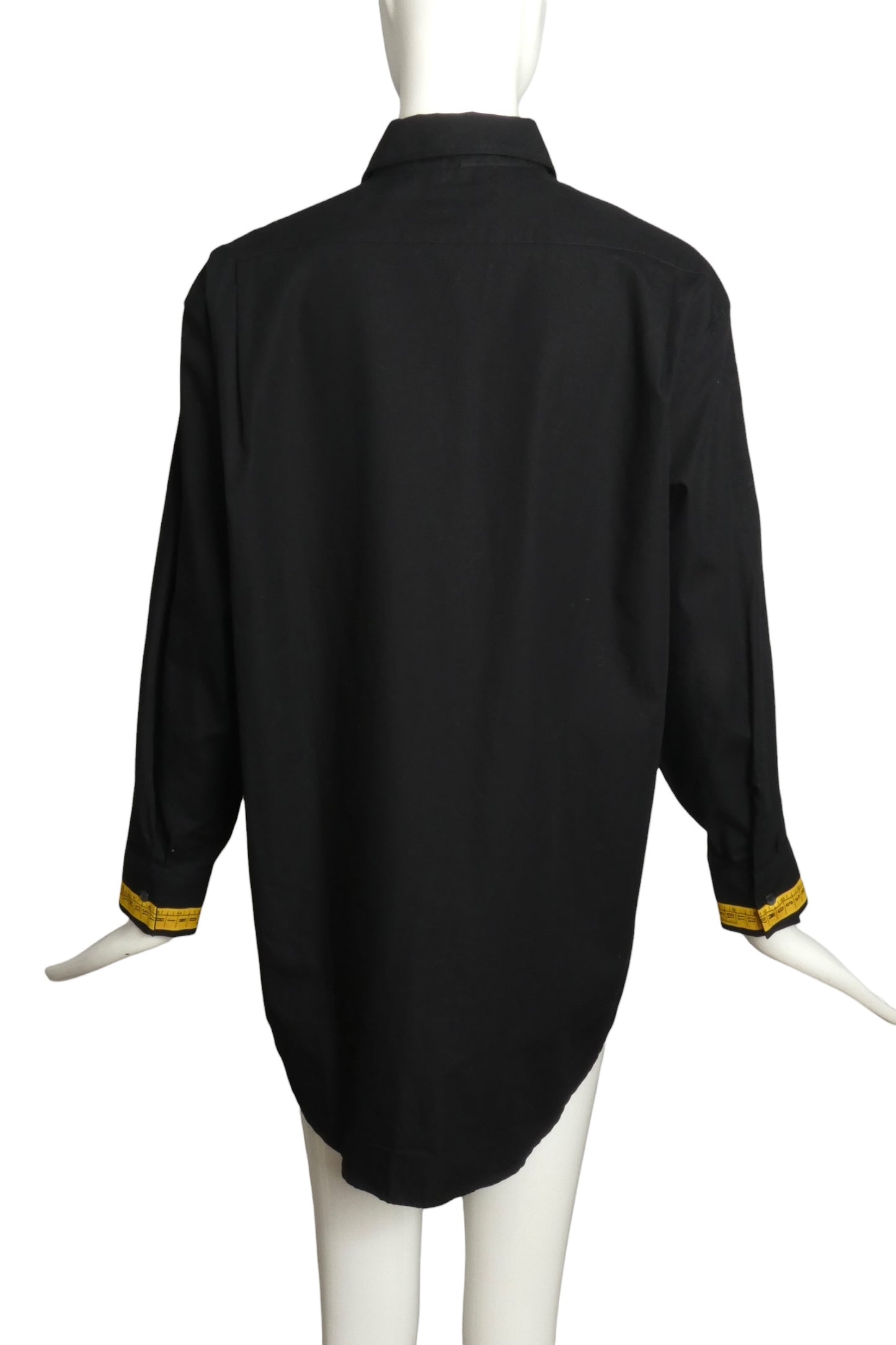 1990s Cotton Tape Measure Shirt, Size-8