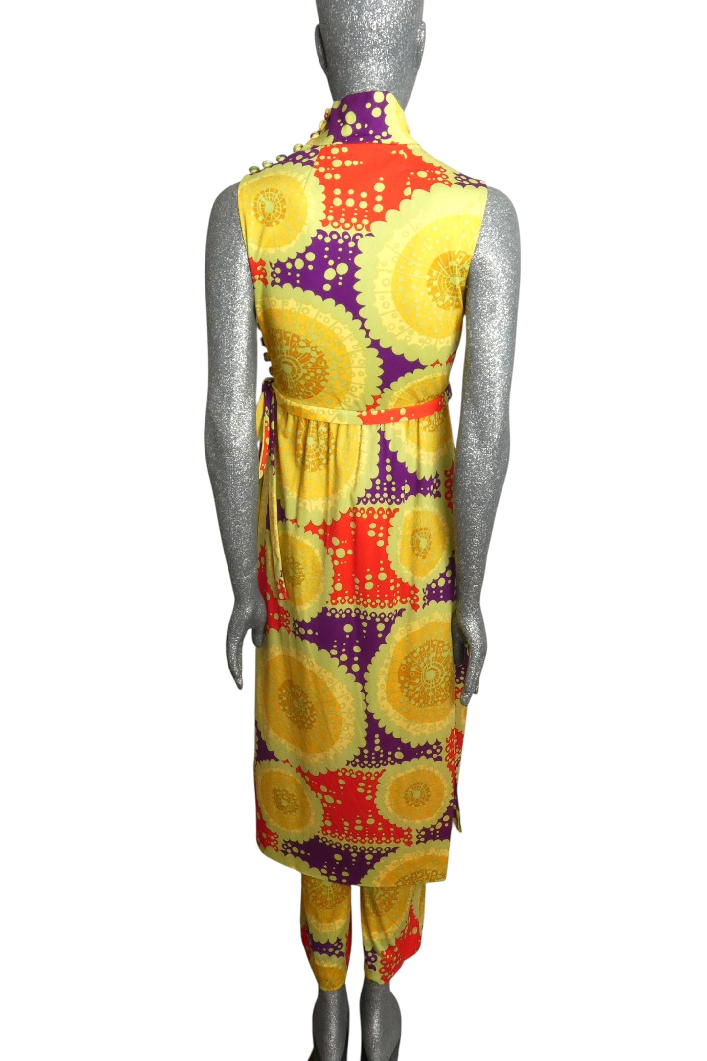 1970s Knit Pant & Tunic Ensemble, Size-6