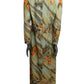 1970s Floral Knit Maxi Dress, Size-8