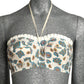 1950s Cotton Bikini Top, Size 2