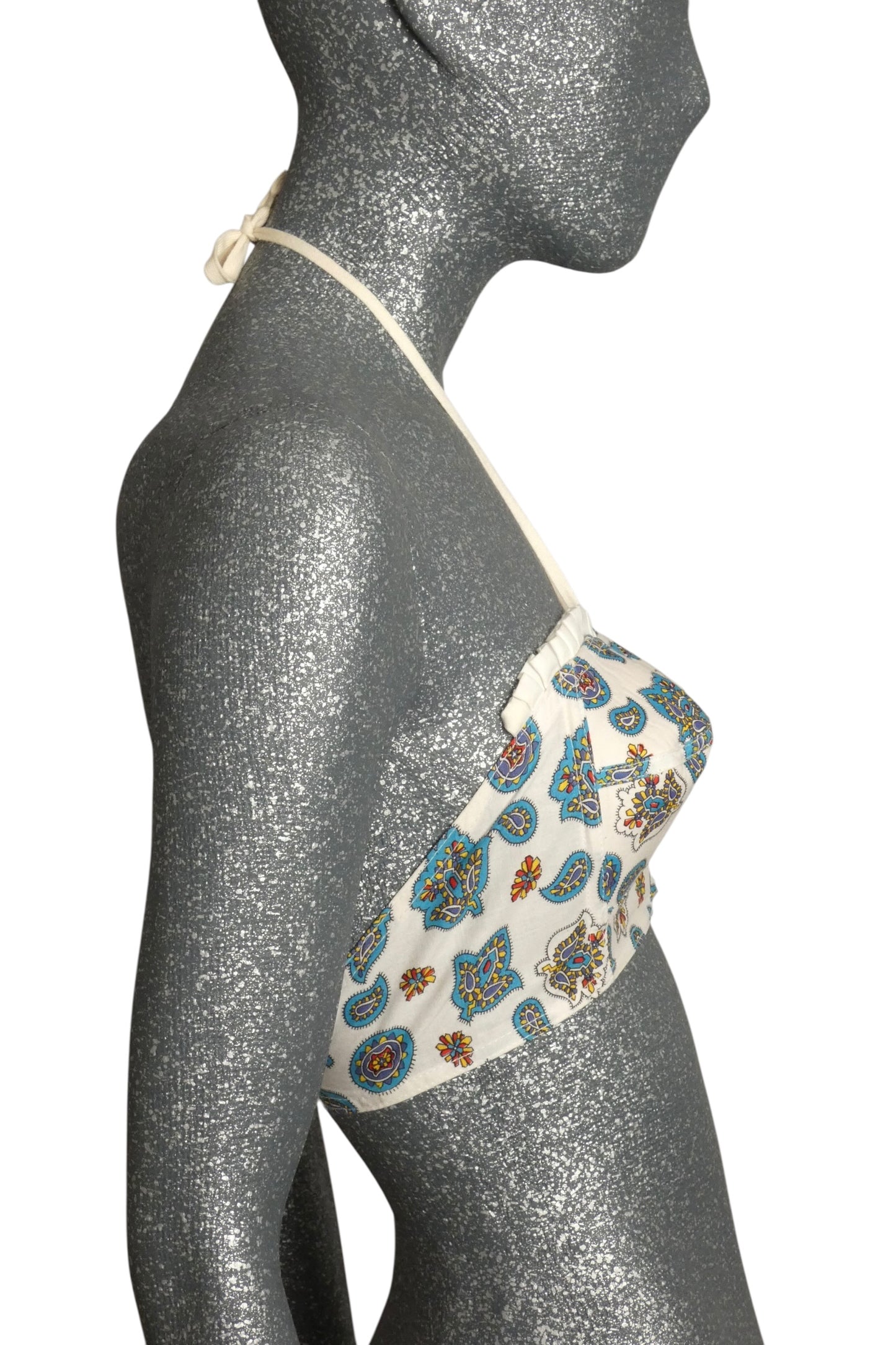 1950s Cotton Bikini Top, Size 2