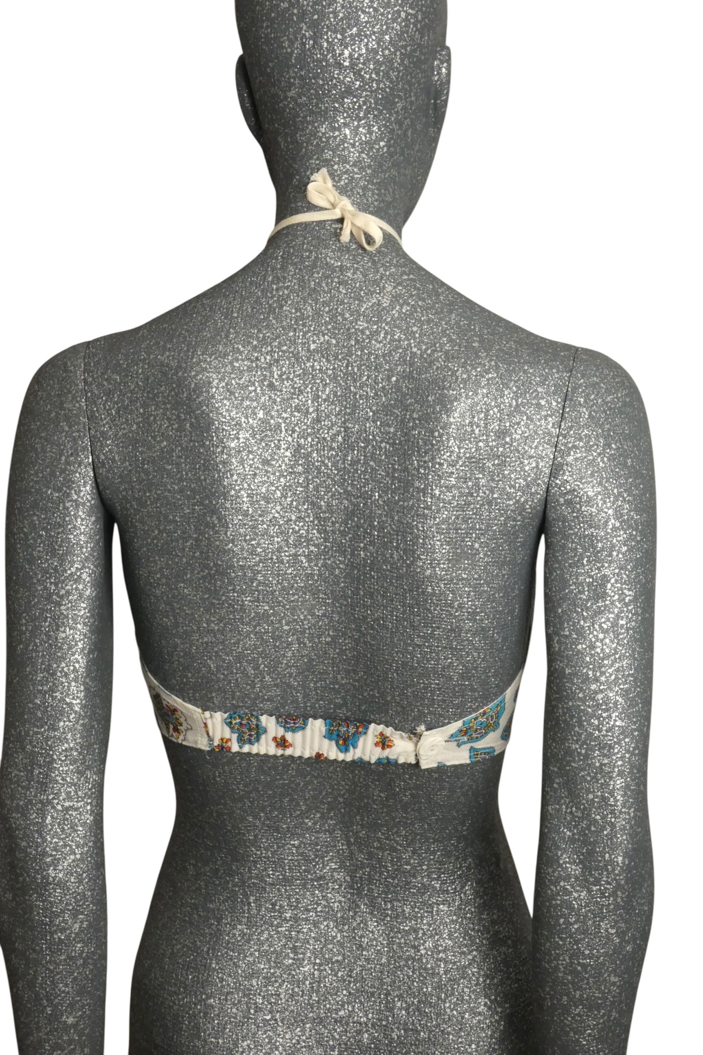 1950s Cotton Bikini Top, Size 2
