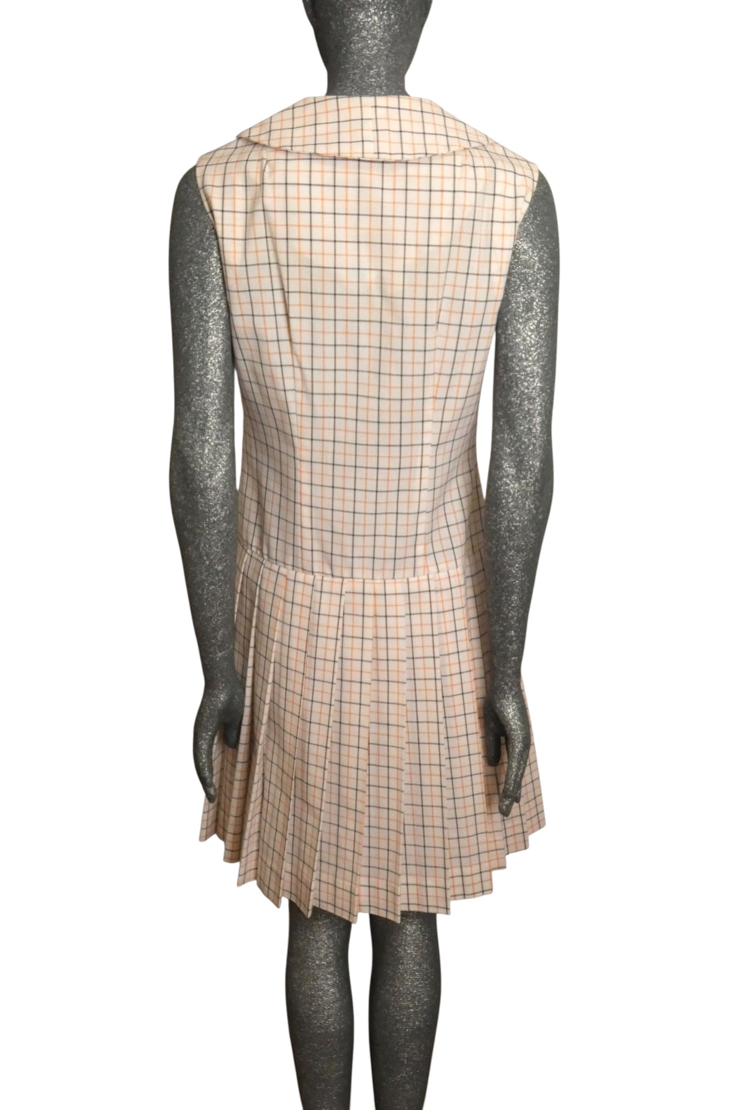 1960s Windowpane Dress, Size 6