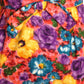 1950s Floral Cotton Dress, Size 6