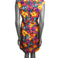 1950s Floral Cotton Dress, Size 6