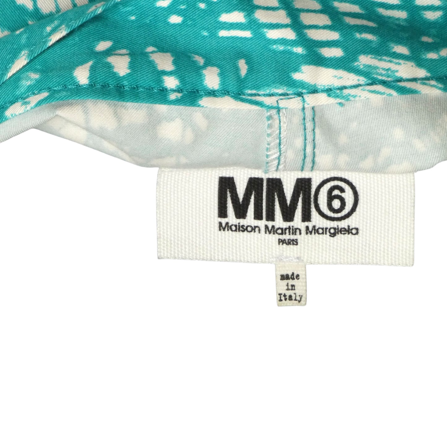 Printed Cotton Mini Skirt, Size 6