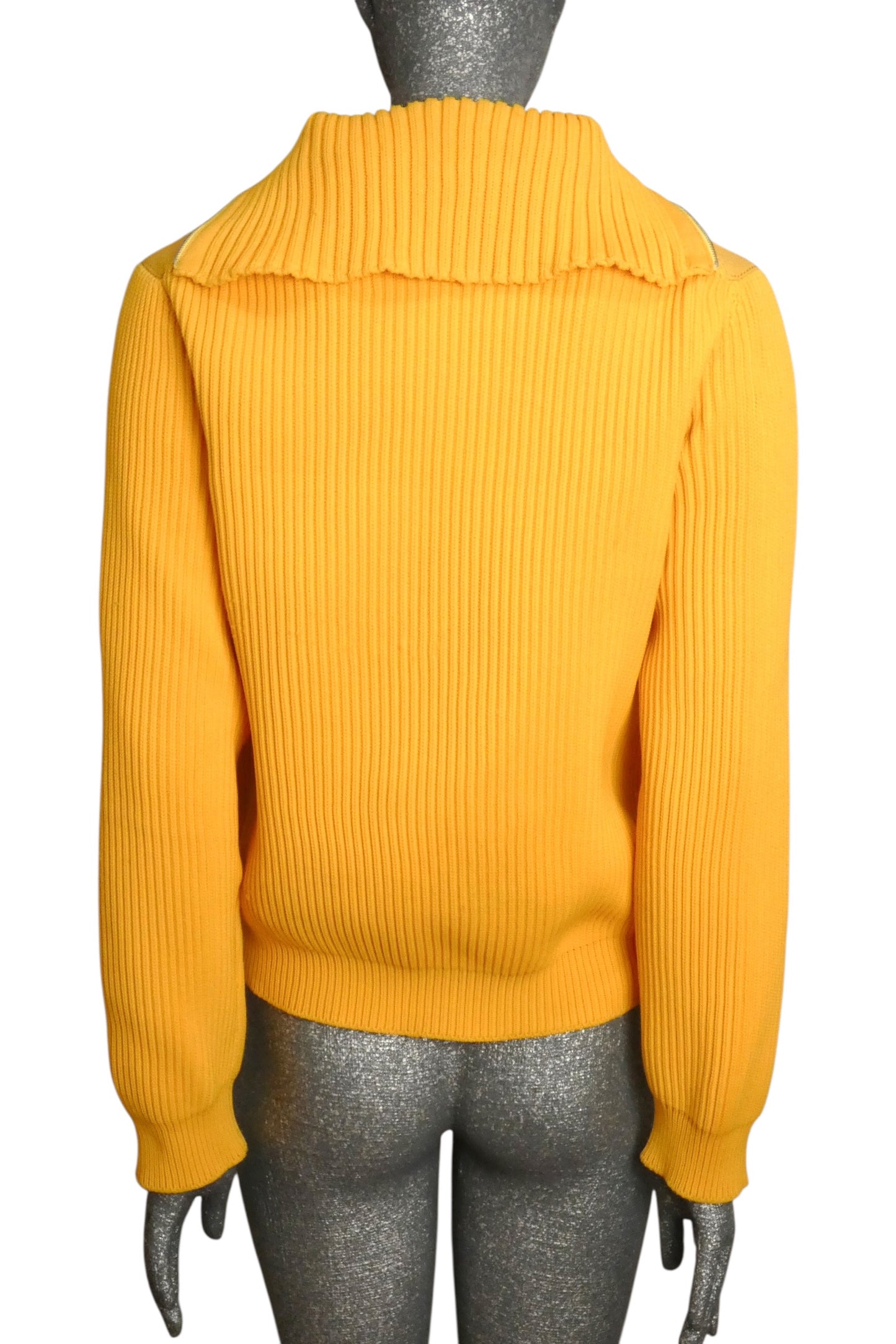 NWT 2019 Leather & Knit Sweater, Size 4