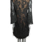 MARCHESA - Sequin & Feather Lace Dress, Size 6