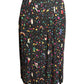 1980s Pleated Silk Skirt, Size 4