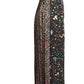 1980s Pleated Silk Skirt, Size 4