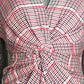 2018 NWT Gingham Crepe Dress, Size 4