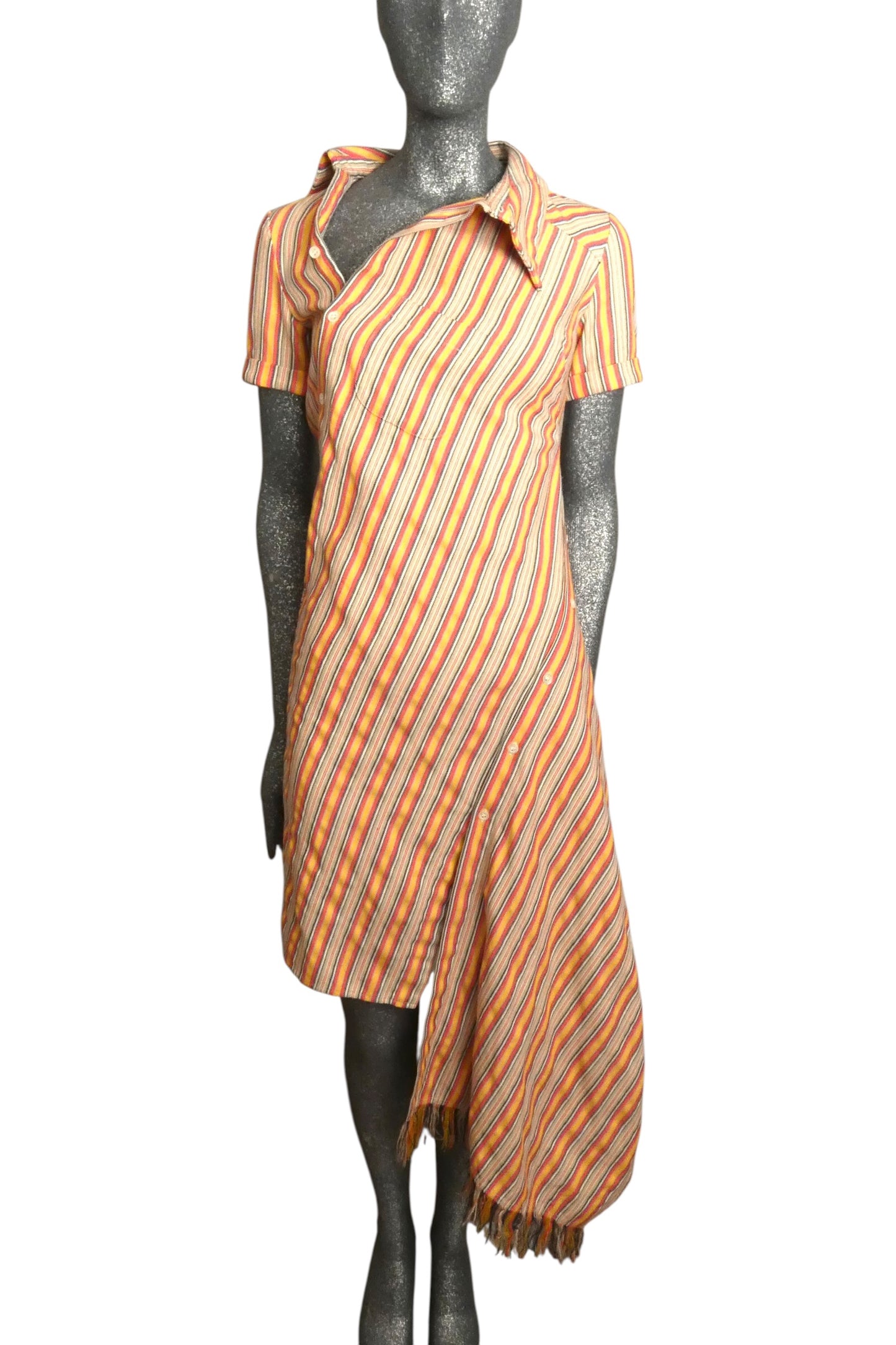 2020 Asymmetrical Cotton Dress, Size 4