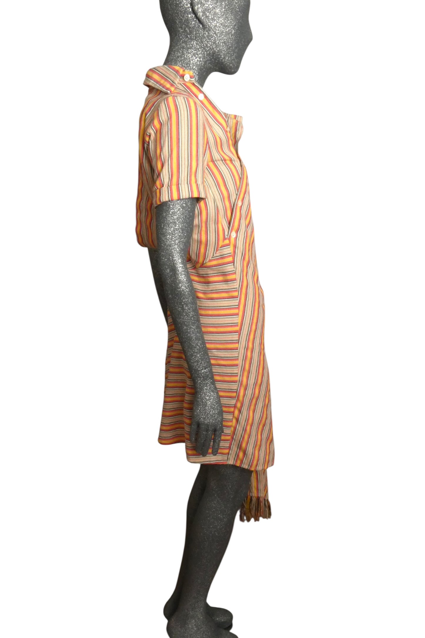 2020 Asymmetrical Cotton Dress, Size 4