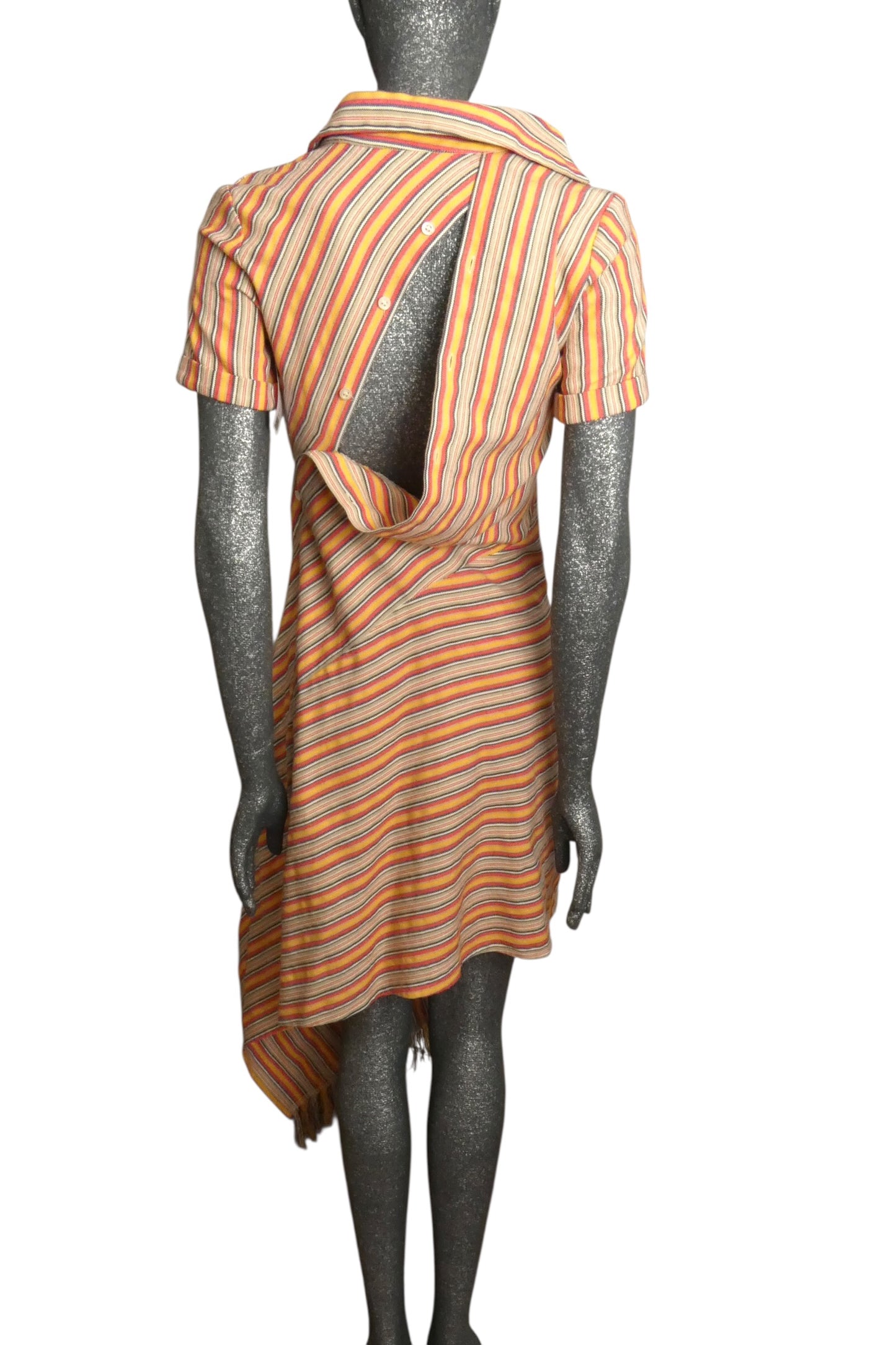 2020 Asymmetrical Cotton Dress, Size 4