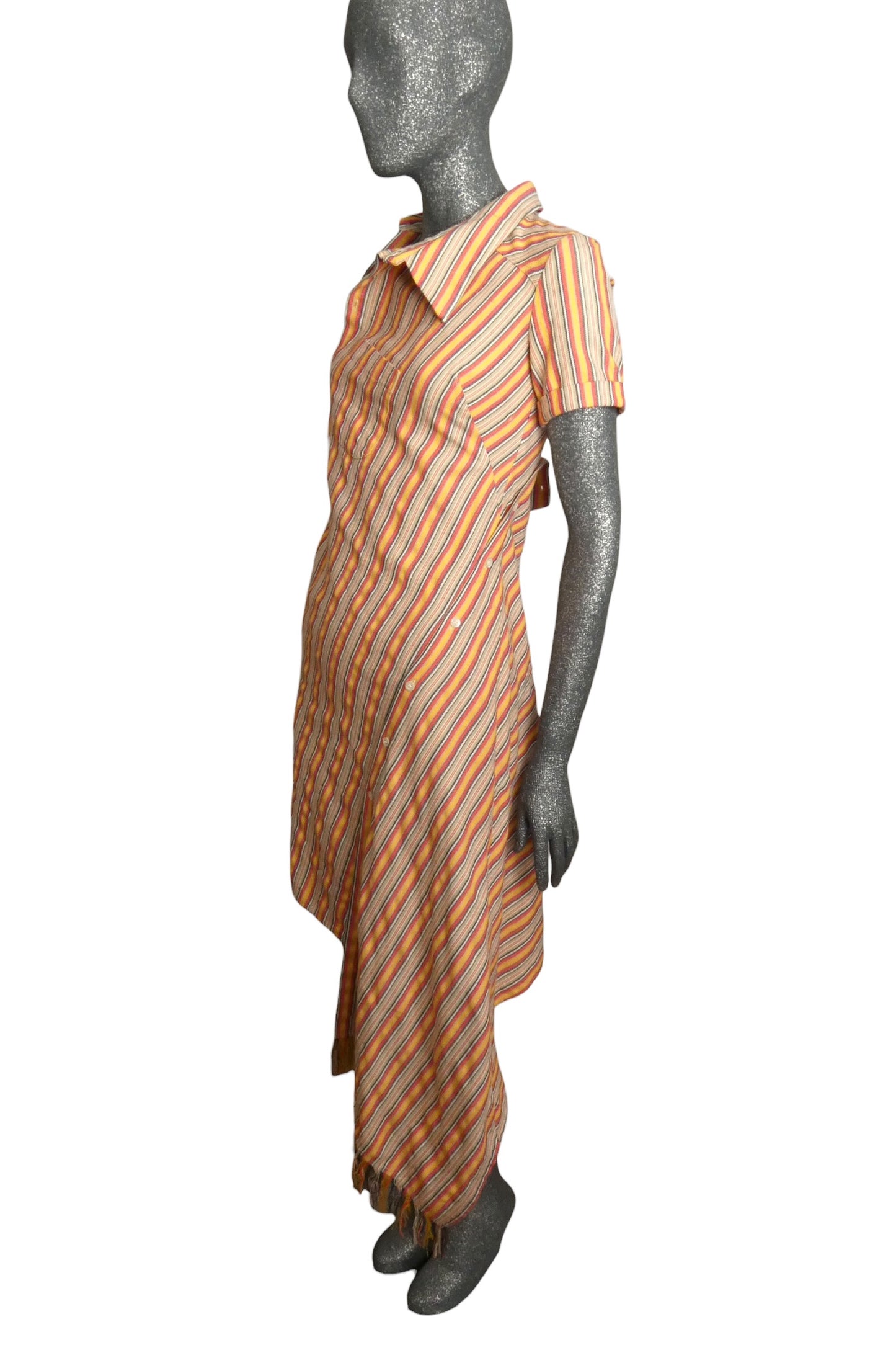 2020 Asymmetrical Cotton Dress, Size 4