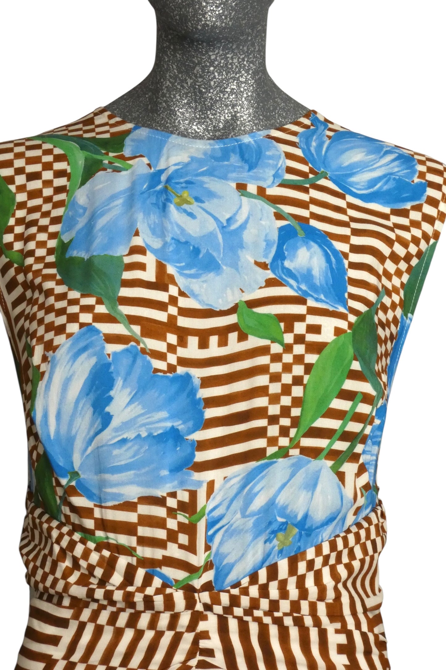 2023 Floral Print Midi Dress, Size 14