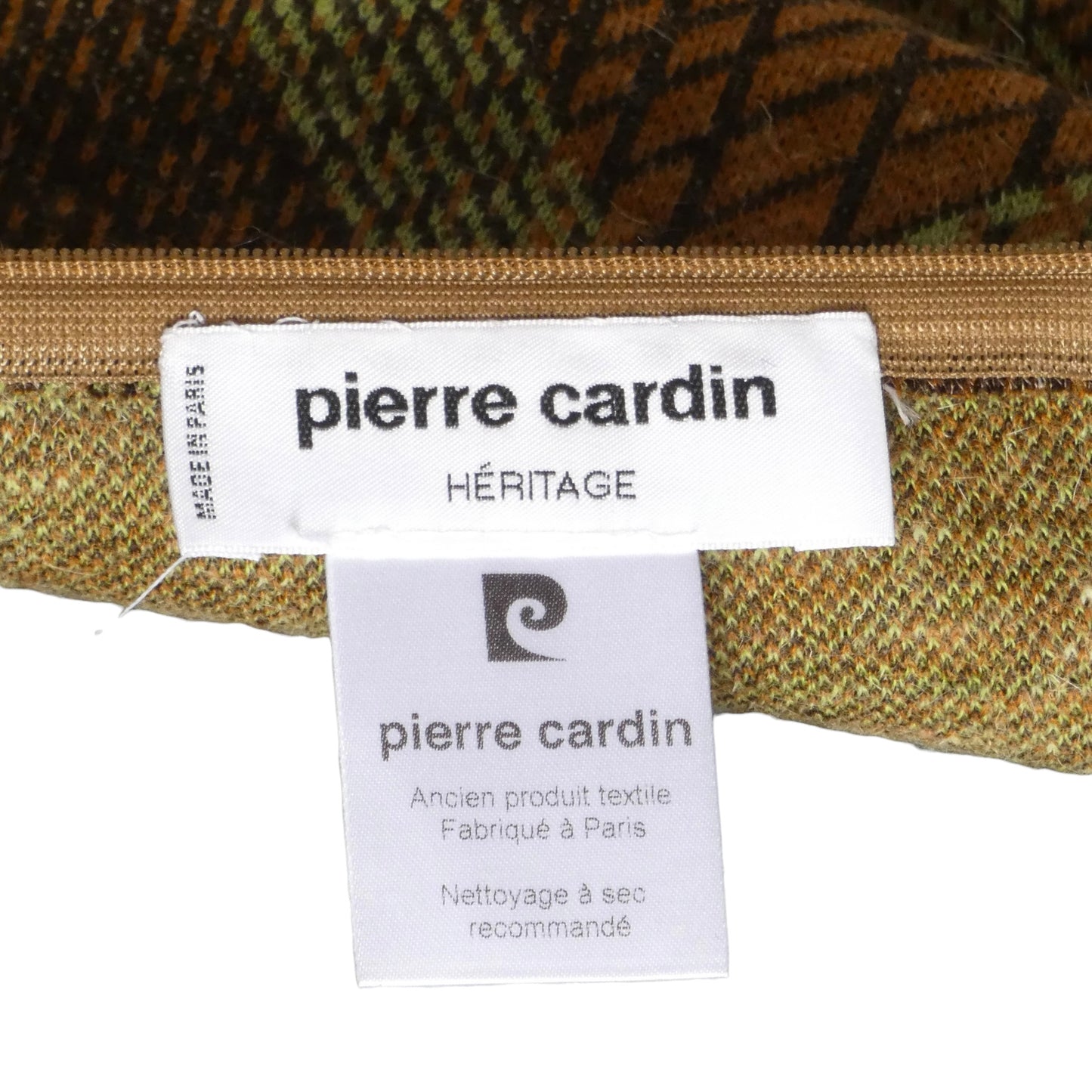 PIERRE CARDIN - 2005 Wool Knit Fringe Tunic, Size-8