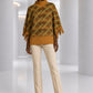 PIERRE CARDIN - 2005 Wool Knit Fringe Tunic, Size-8